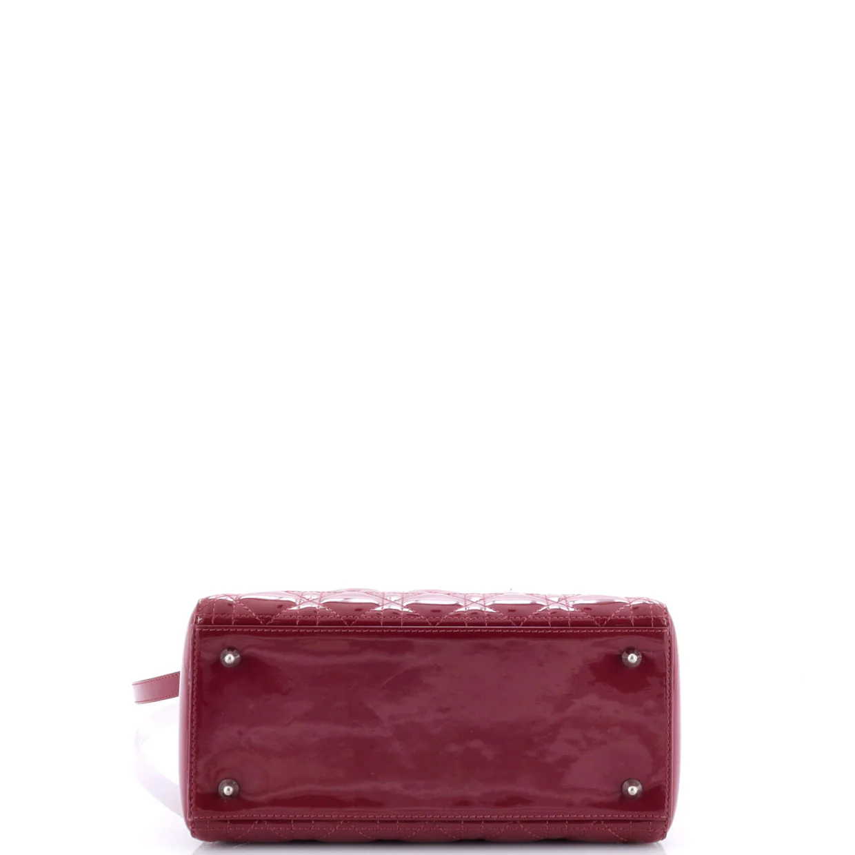 Lady Dior Bag Cannage Quilt Patent Medium - Deep Luxury