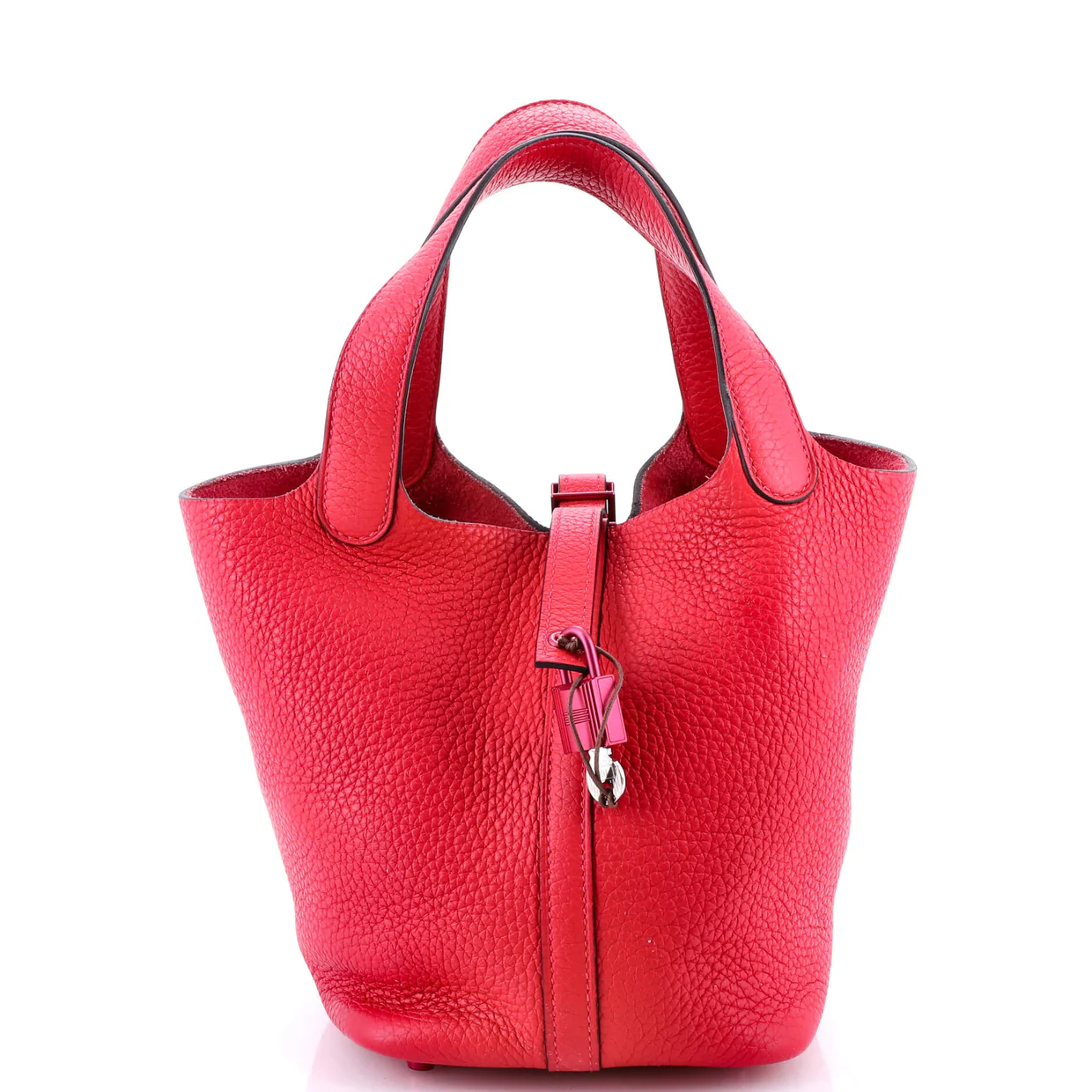 Monochrome Picotin Lock Bag Clemence PM - Deep Luxury