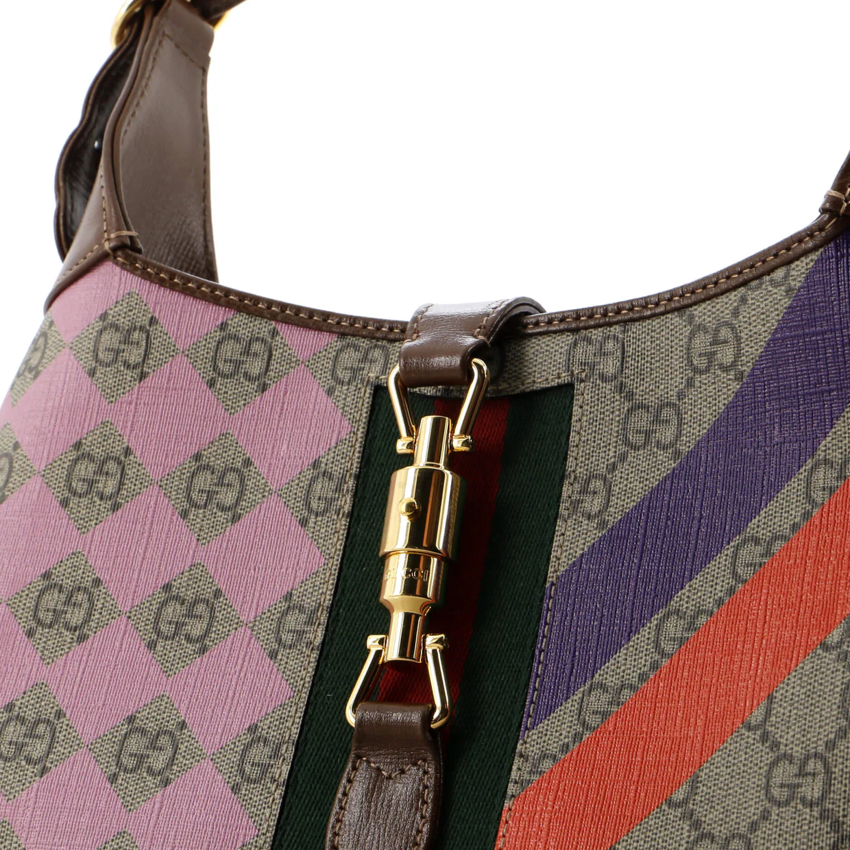 Jackie 1961 Hobo Printed GG Coated Canvas Small - Deep Luxury