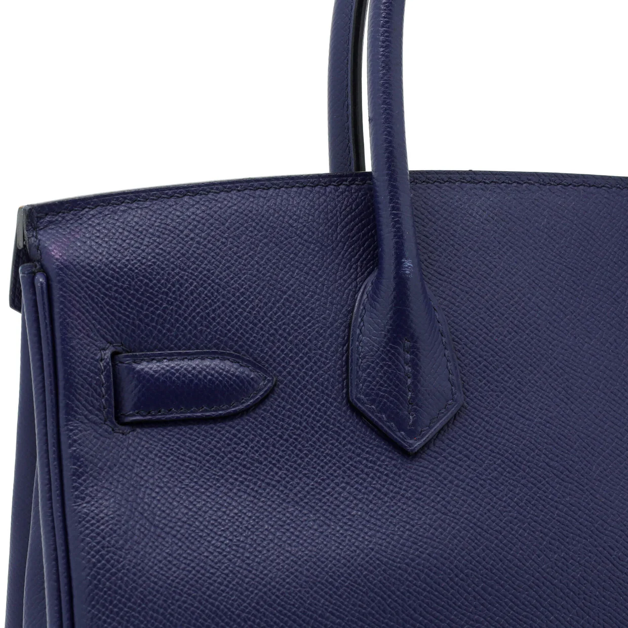 Birkin Handbag Bleu Encre Epsom with Gold Hardware 30 - Deep Luxury