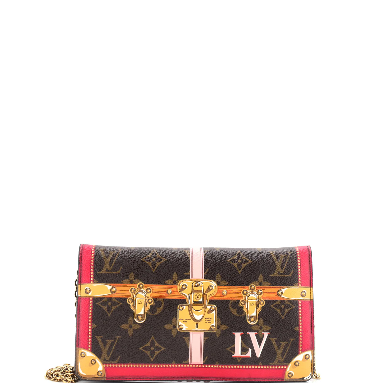 Weekend Pochette Limited Edition Summer Trunks Monogram Canvas - Deep Luxury