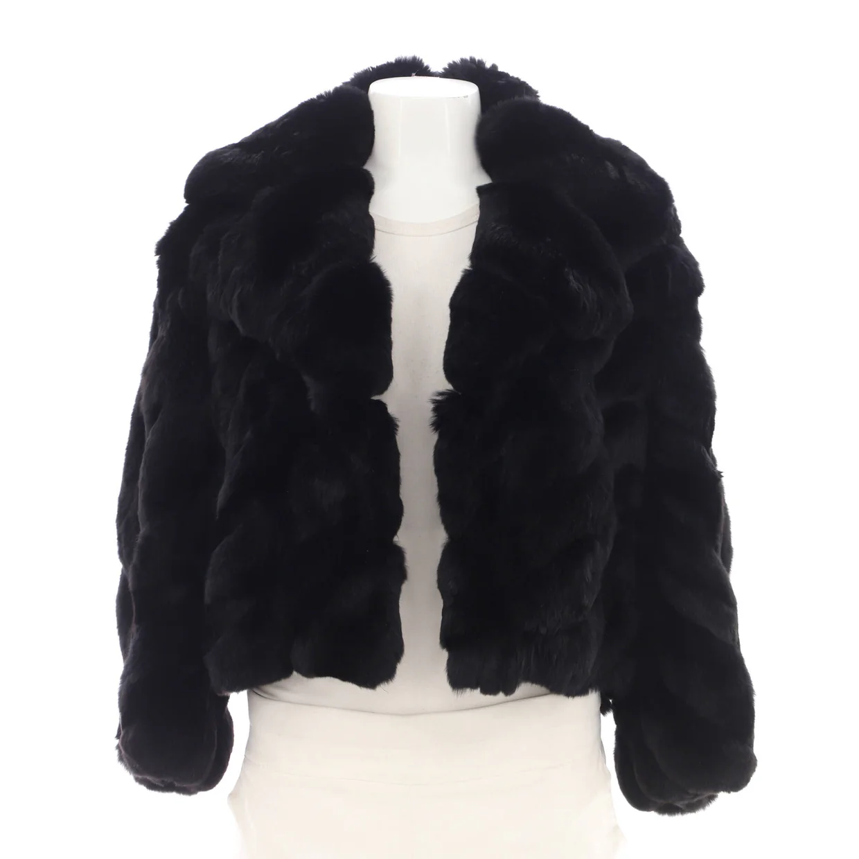 Women's Collar Jacket Fur - Deep Luxury