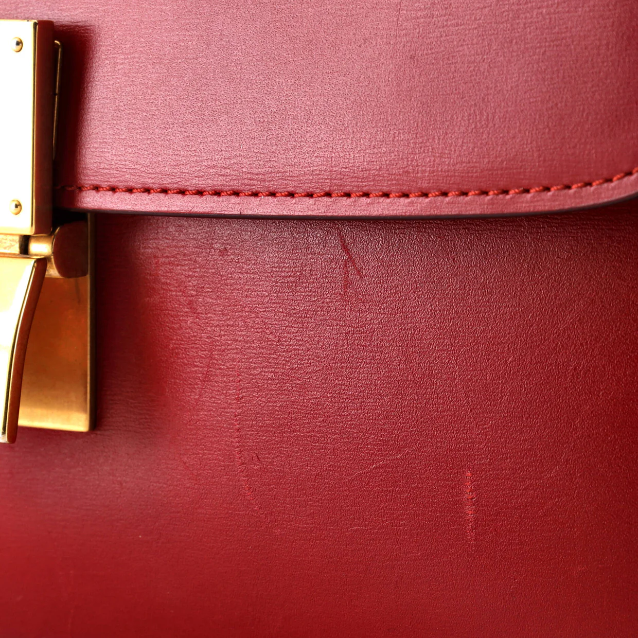 Classic Box Bag Smooth Leather Medium - Deep Luxury