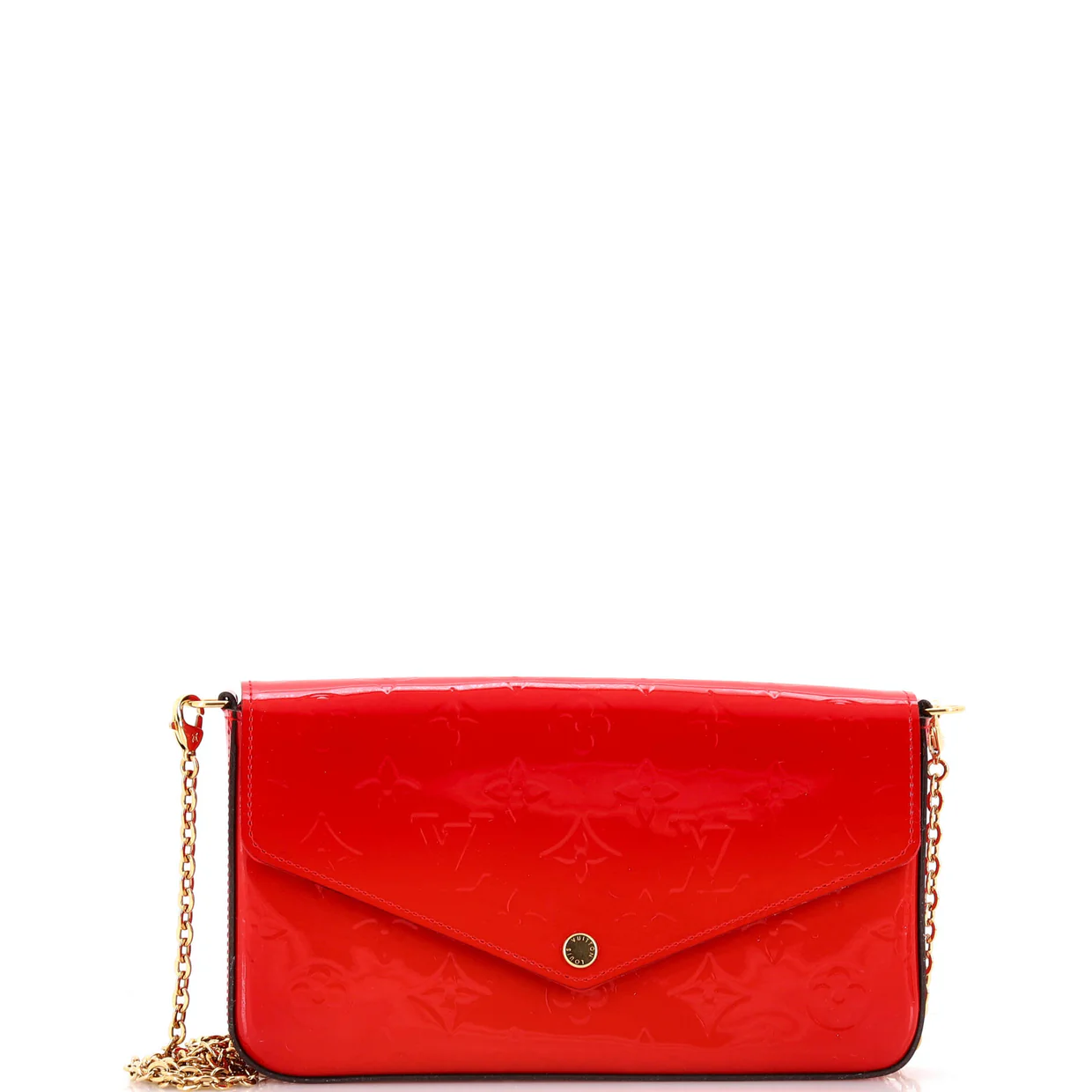 Felicie Pochette Monogram Vernis - Deep Luxury