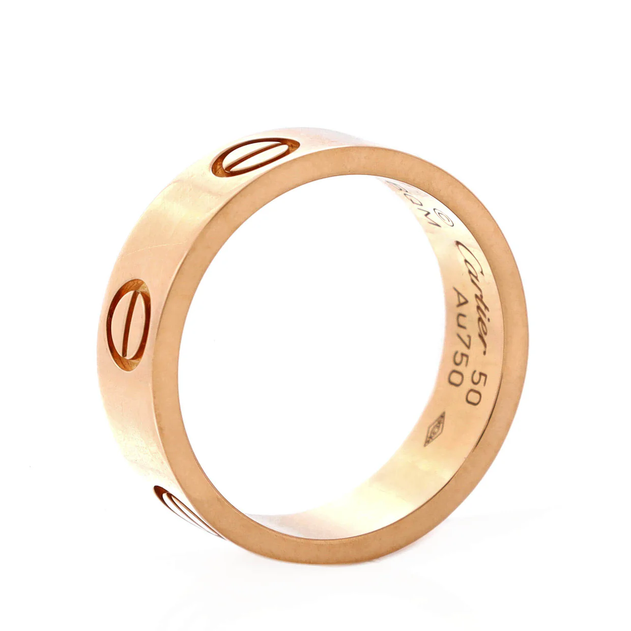 Love Band Ring 18K Rose Gold - Deep Luxury