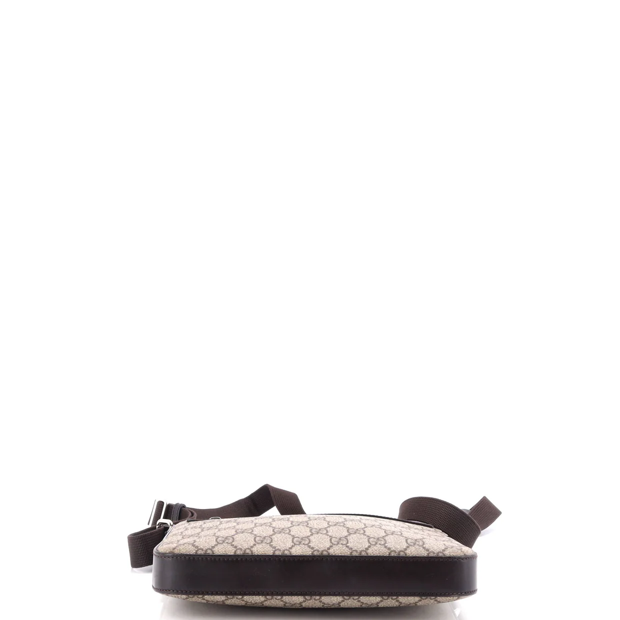 Front Zip Messenger GG Coated Canvas Medium - Deep Luxury