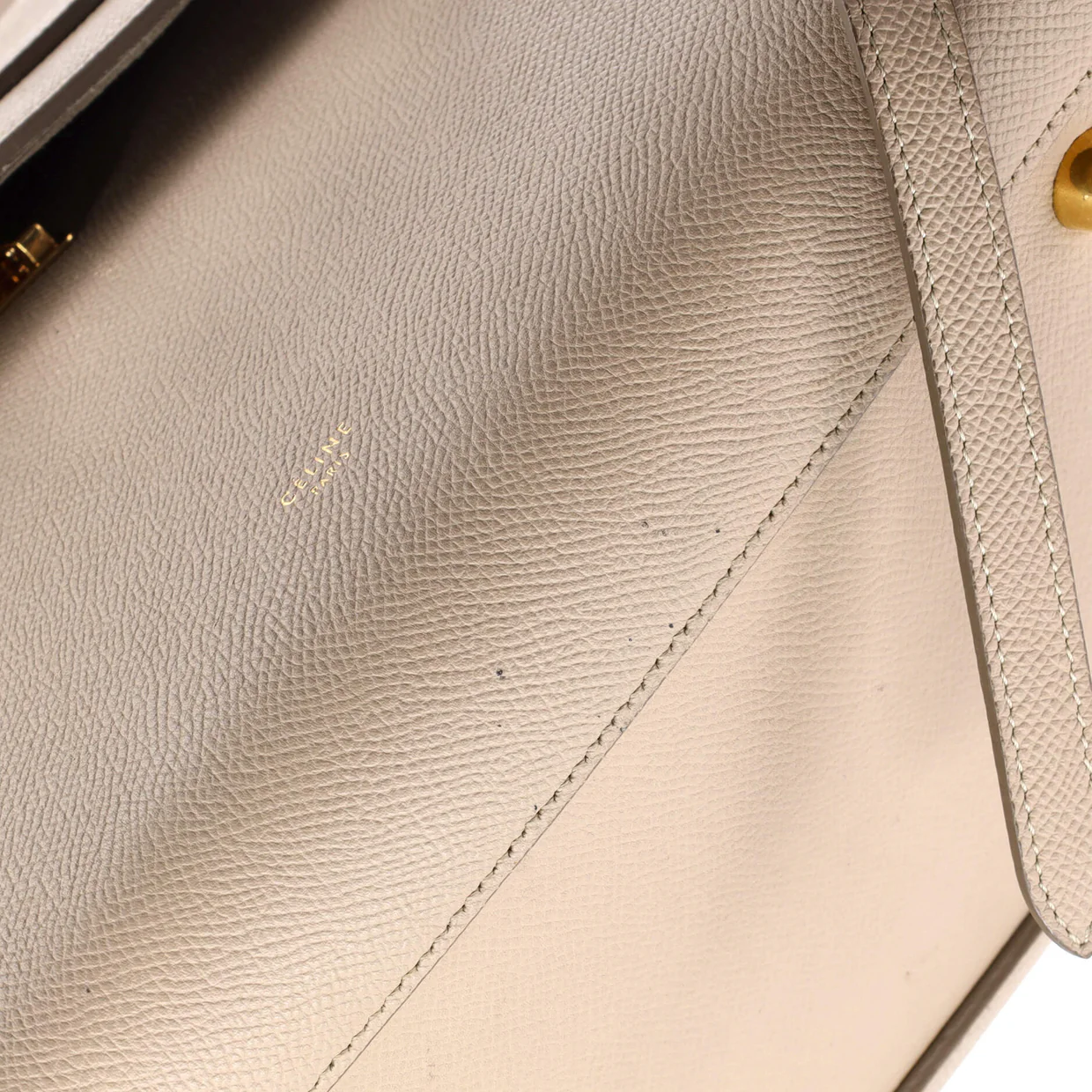 Belt Bag Textured Leather Mini - Deep Luxury