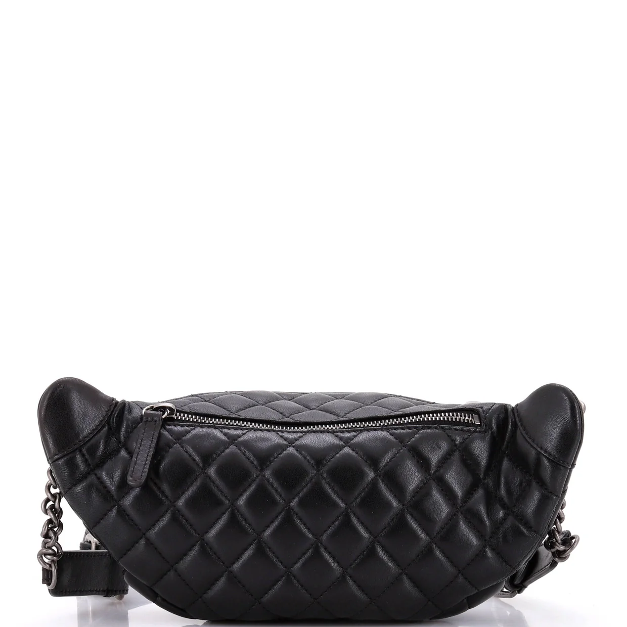 Banane Waist Bag Quilted Leather - Deep Luxury