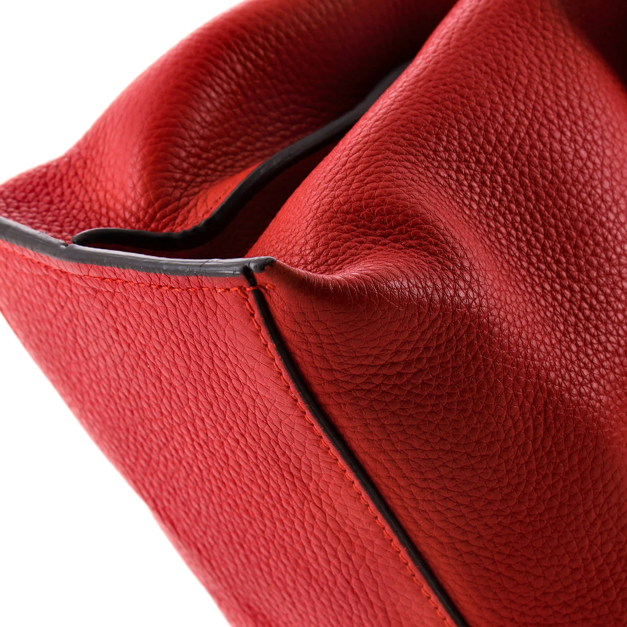 Bamboo Daily Top Handle Bag Leather Medium - Deep Luxury