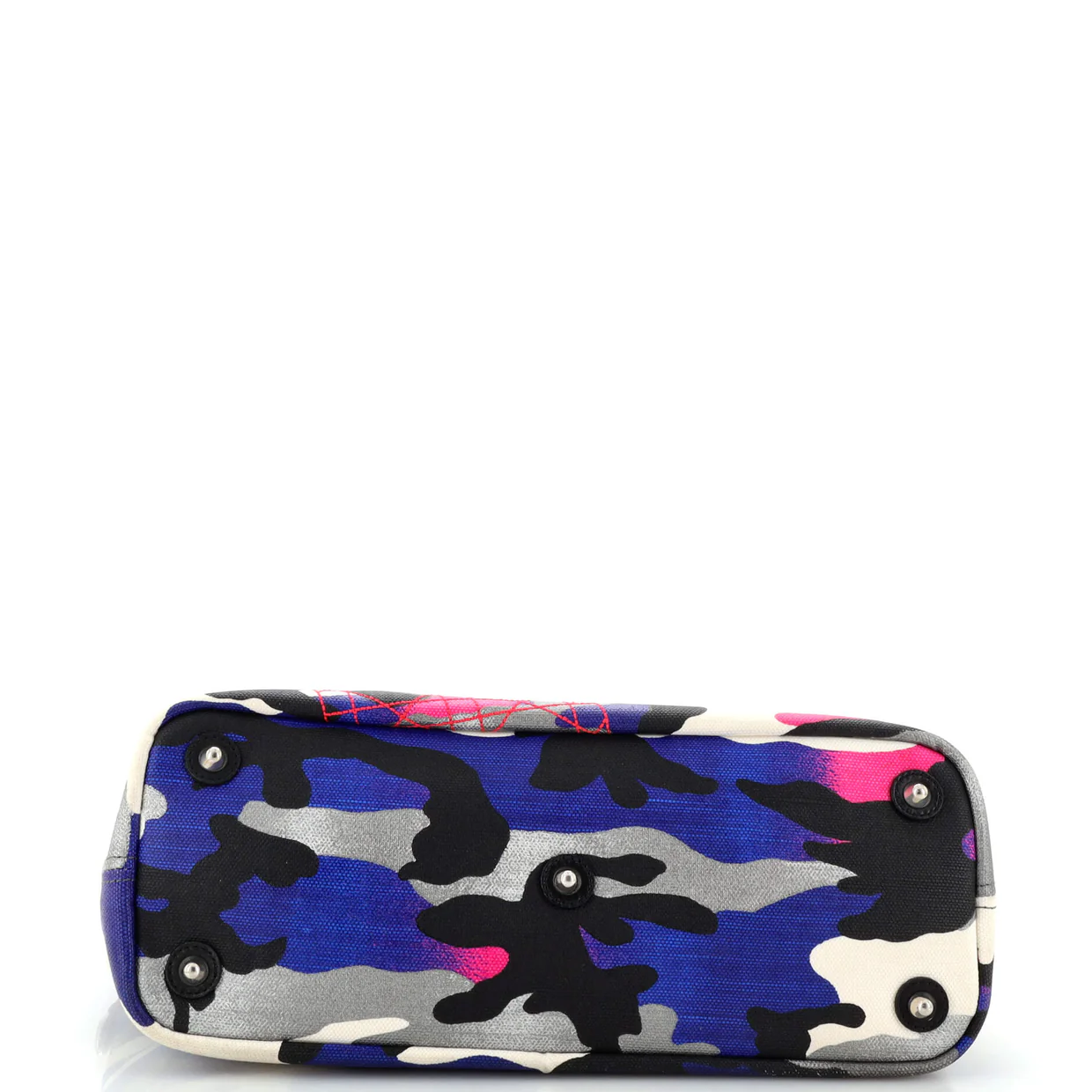 Open Tote Limited Edition Anselm Reyle Camouflage Canvas Medium - Deep Luxury