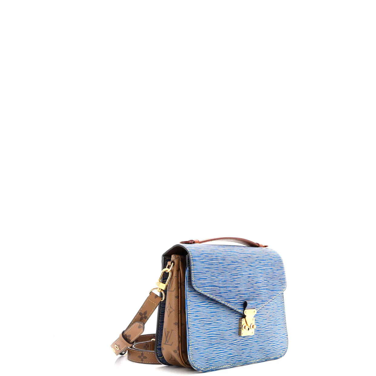 Pochette Metis Epi Leather and Reverse Monogram Canvas - Deep Luxury