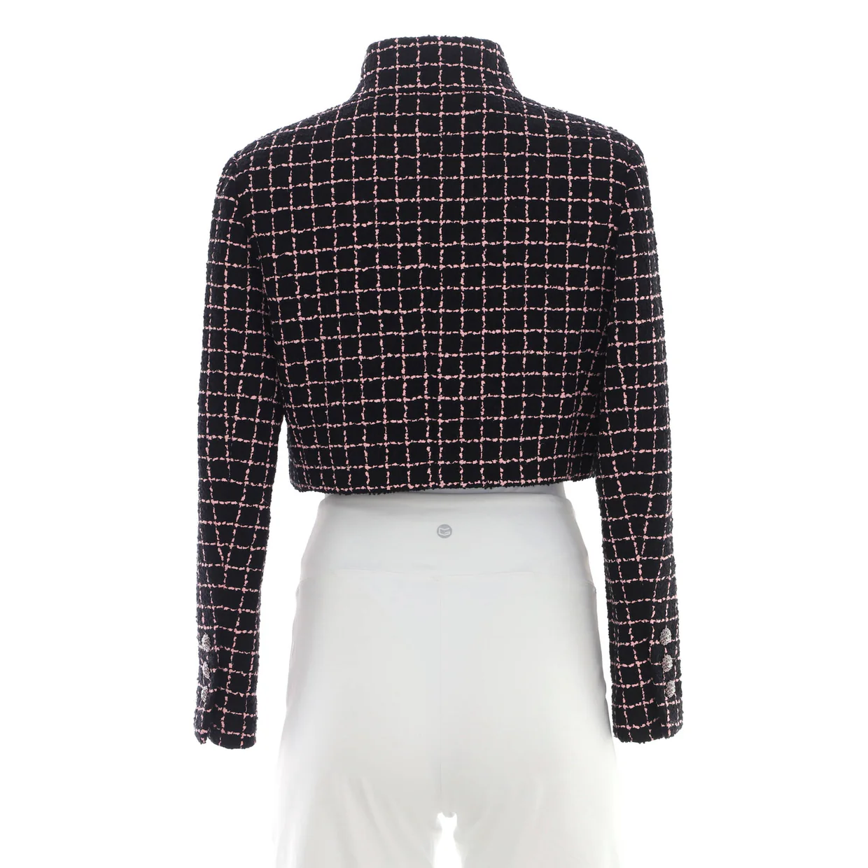 Women's Button Up Cropped Jacket Wool Blend - Deep Luxury
