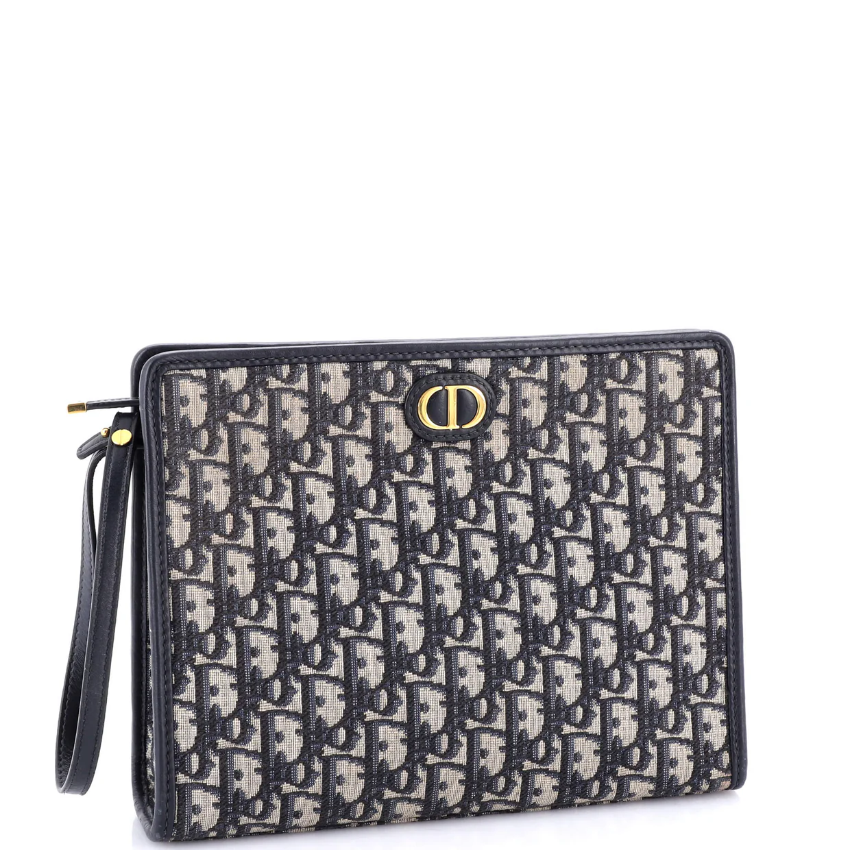 Wristlet Clutch Oblique Canvas - Deep Luxury