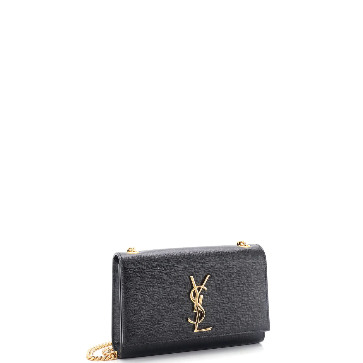 Classic Monogram Crossbody Bag Grainy Leather Small - Deep Luxury
