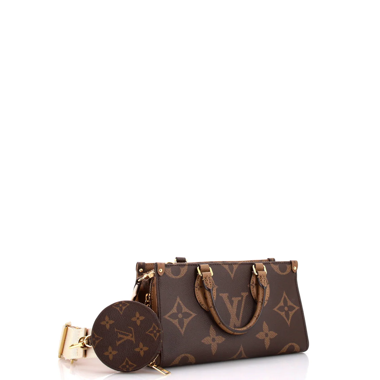 OnTheGo Tote Reverse Monogram Giant East West - Deep Luxury