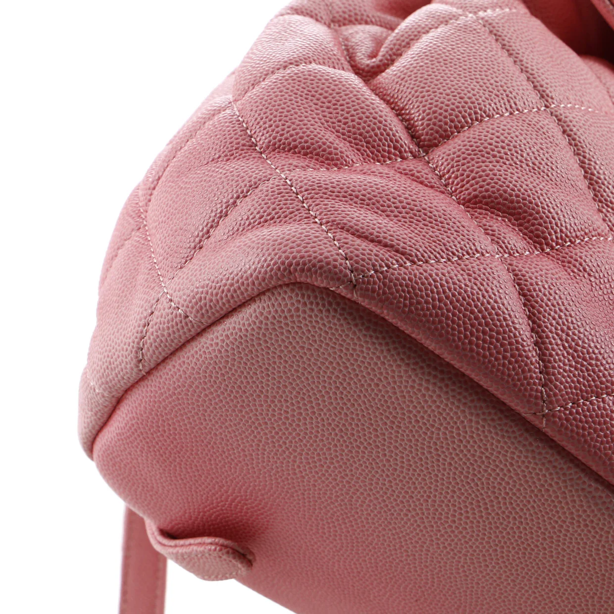 CC Flap Drawstring Backpack Quilted Ombre Caviar Mini - Deep Luxury