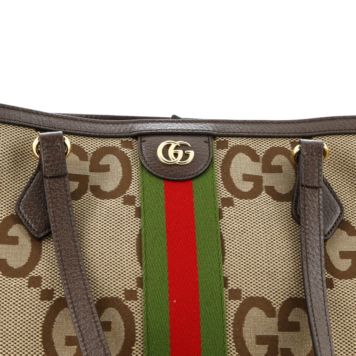 Ophidia Shopping Tote Jumbo GG Canvas Medium - Deep Luxury