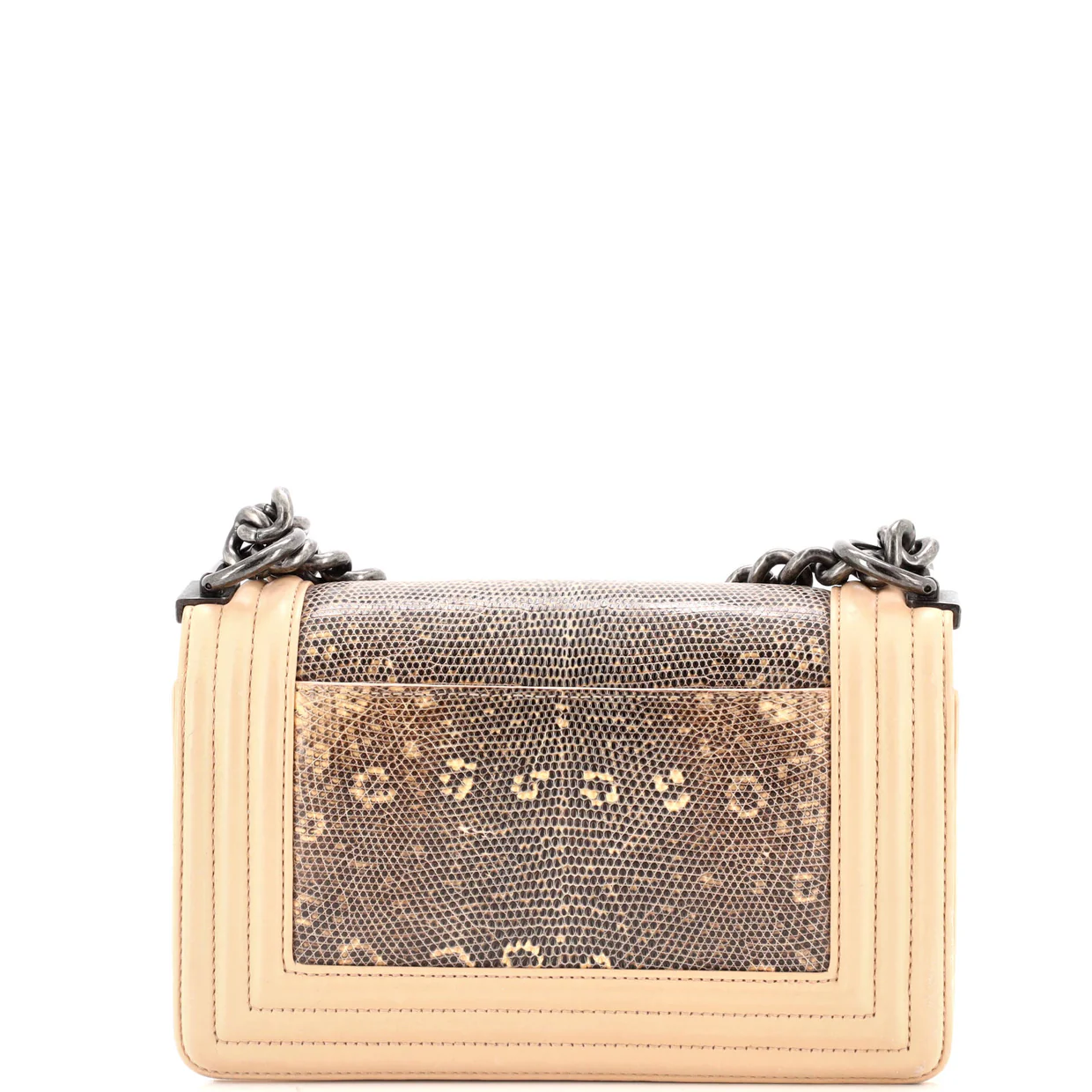 Boy Flap Bag Lizard Small - Deep Luxury