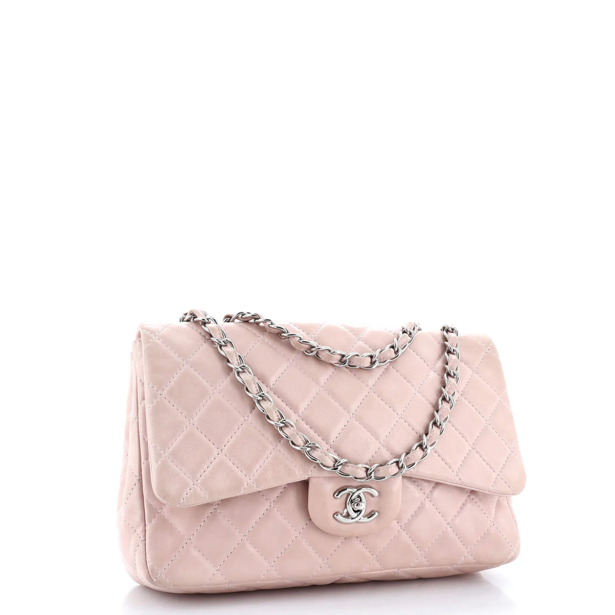 Classic Single Flap Bag Quilted Lambskin Jumbo - Deep Luxury