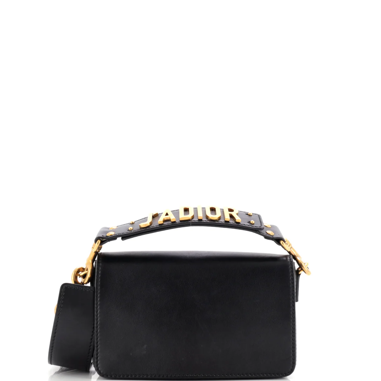 J'Adior Adjustable Strap Flap Bag Leather Small - Deep Luxury