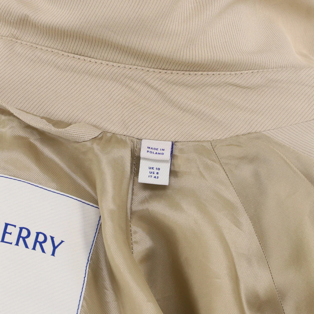 Women's Collared Short Trench Jacket Canvas - Deep Luxury