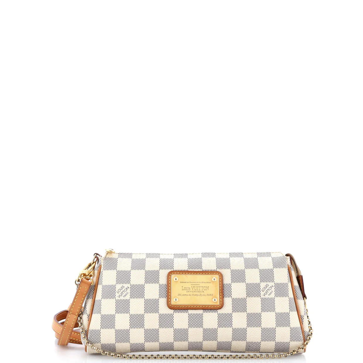 Eva Handbag Damier - Deep Luxury