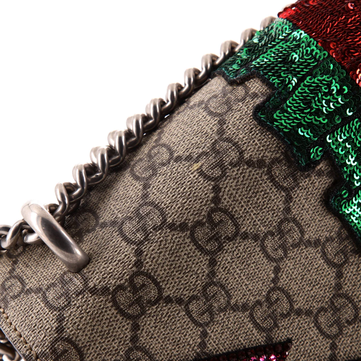 Dionysus Bag Embellished GG Coated Canvas Medium - Deep Luxury