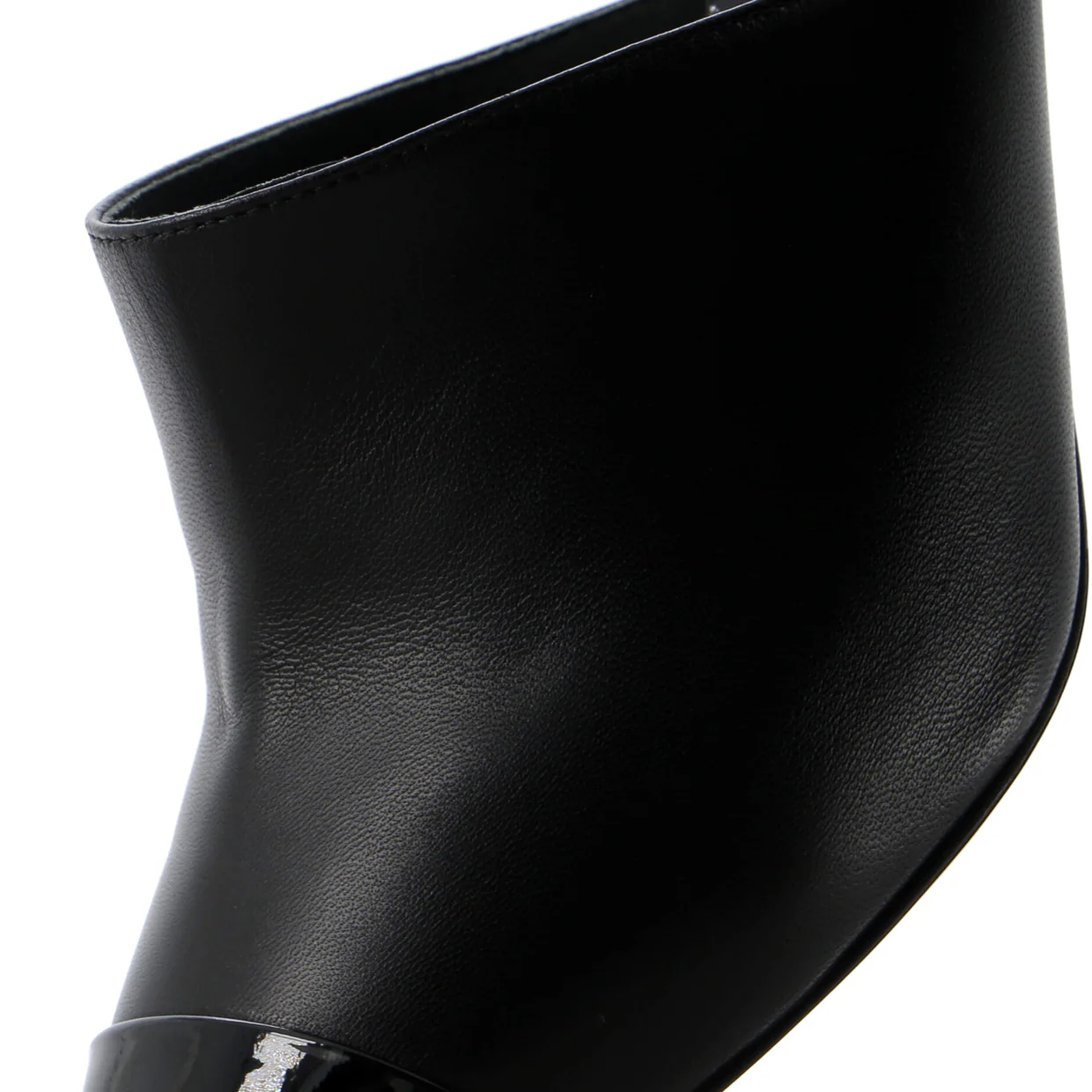 Women's Pointed Toe Heeled Mules Leather with Faux Pearls - Deep Luxury