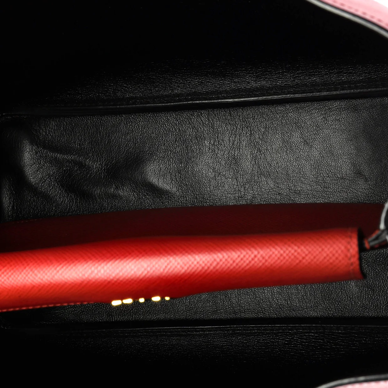 Cuir Double Tote Saffiano Leather Medium - Deep Luxury