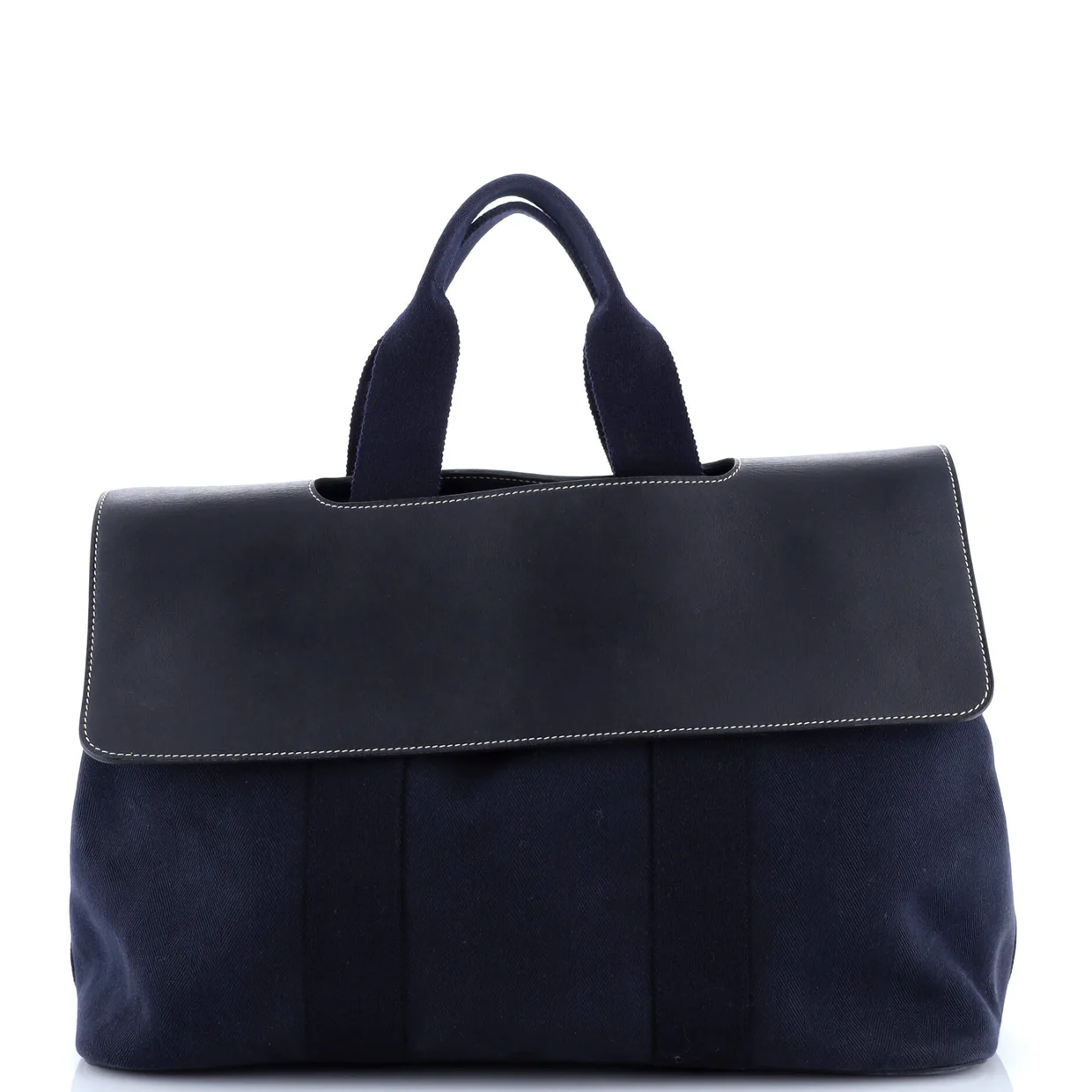 Valparaiso Bag Toile and Leather MM - Deep Luxury