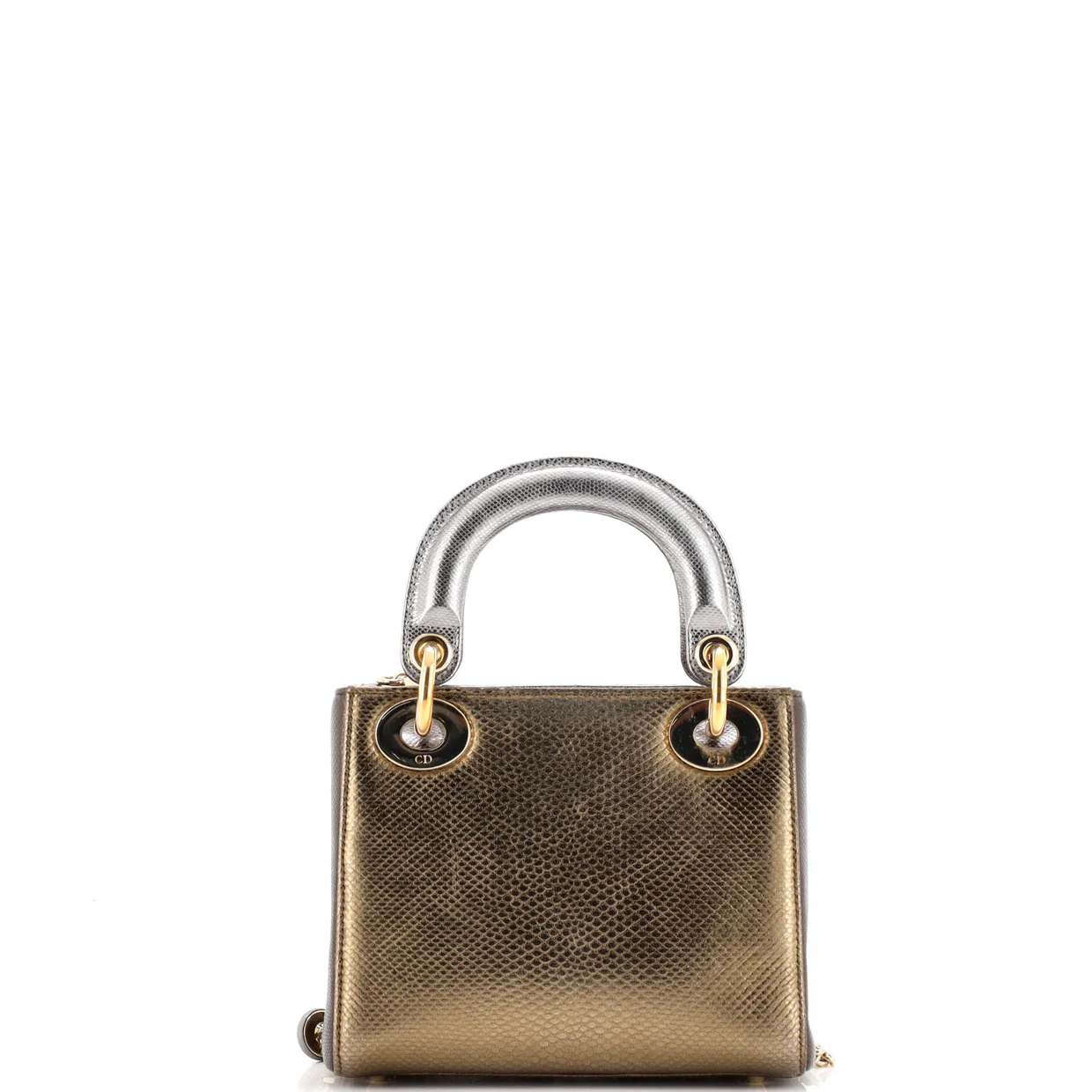 Lady Dior Chain Bag Lizard Mini - Deep Luxury