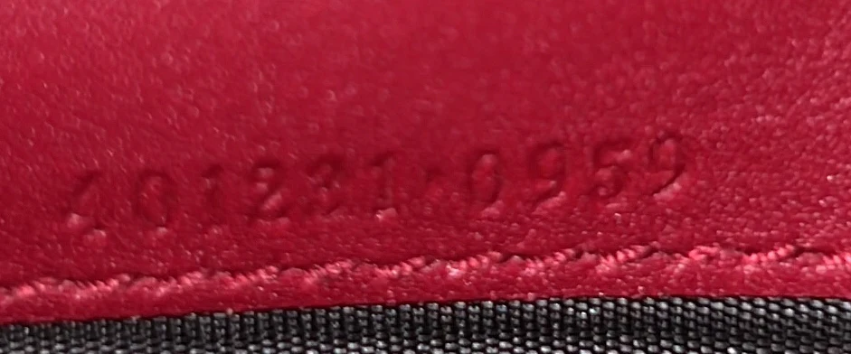 Dionysus Chain Wallet GG Velvet Small - Deep Luxury