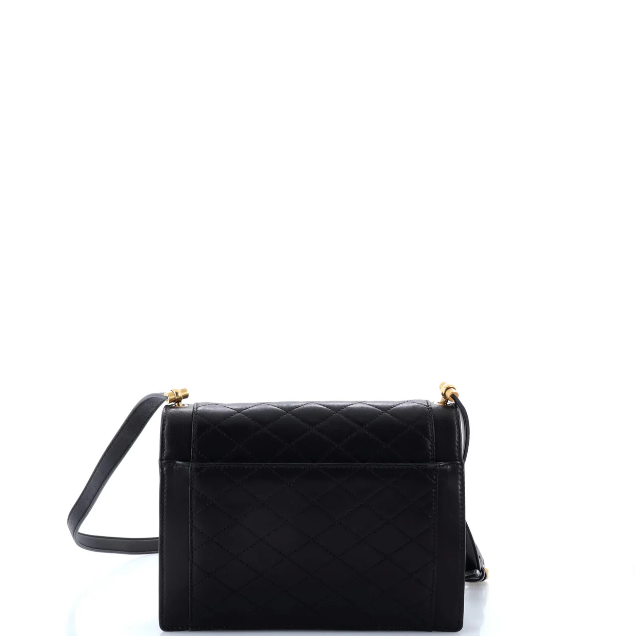 Gaby Envelope Satchel Quilted Leather Mini - Deep Luxury
