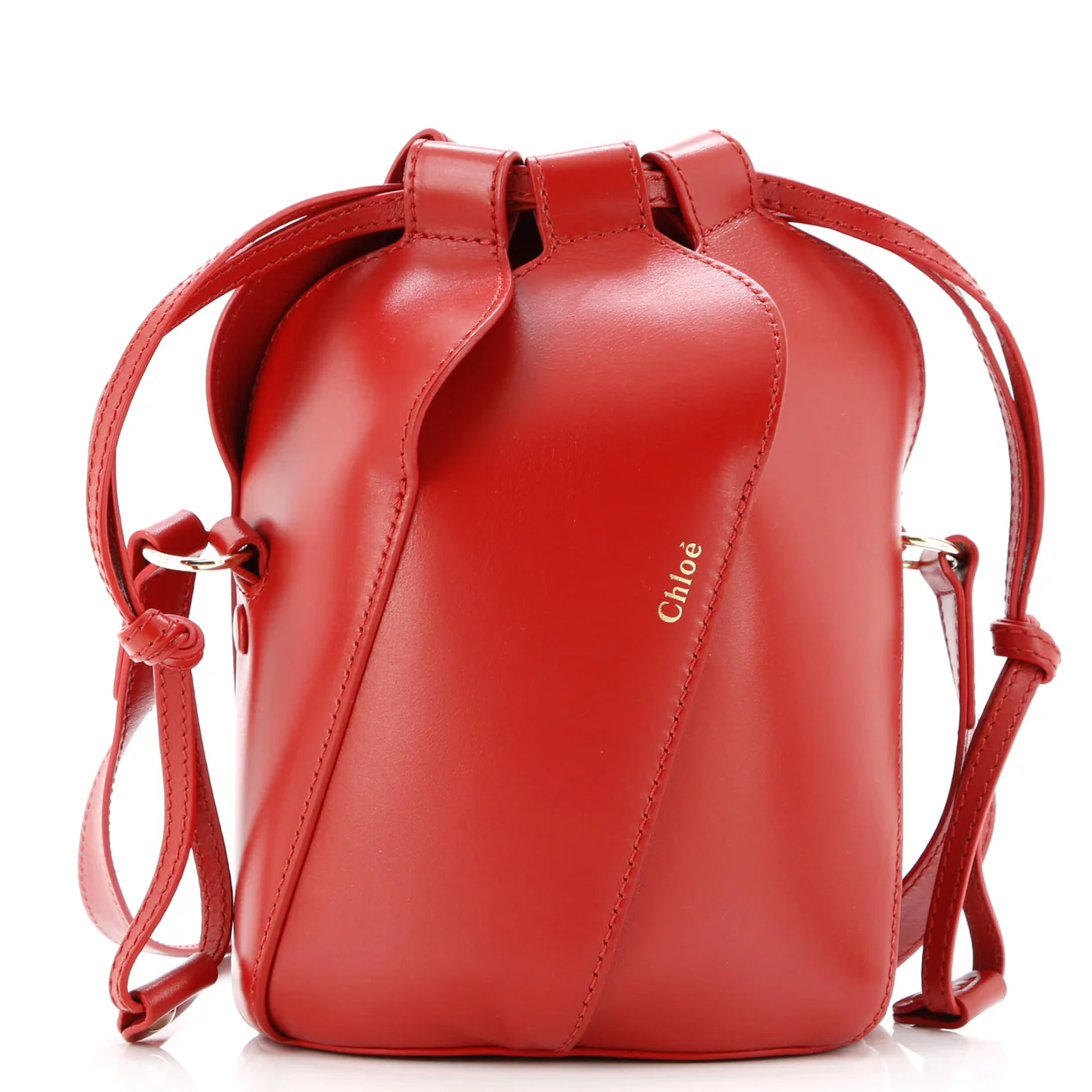 Tulip Bucket Bag Leather Small - Deep Luxury
