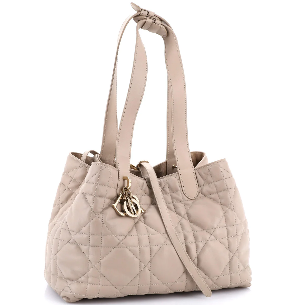 Toujours Tote Bag Macrocannage Quilt Calfskin Medium - Deep Luxury