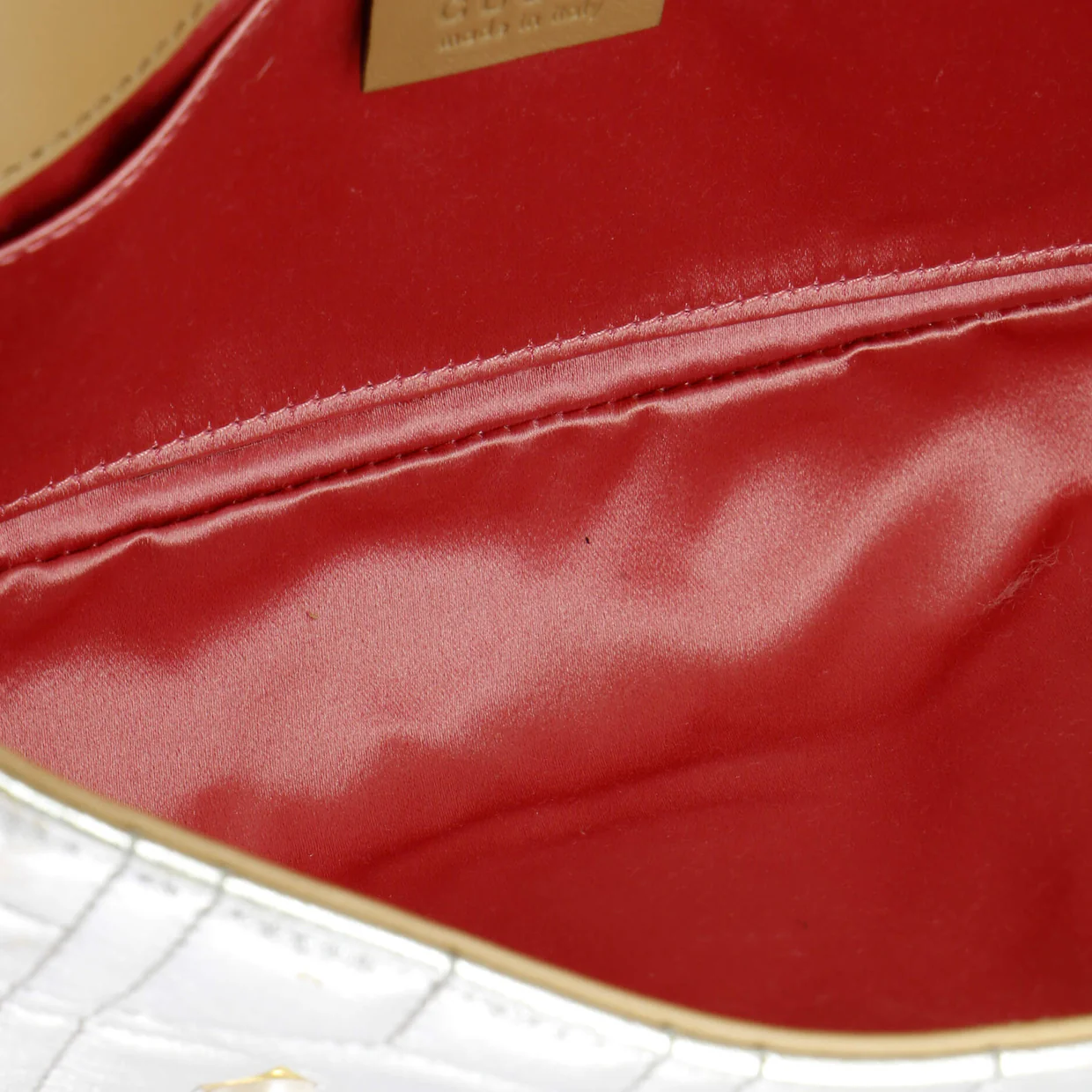 Pearly GG Marmont Flap Bag Embellished Matelasse Leather Mini - Deep Luxury