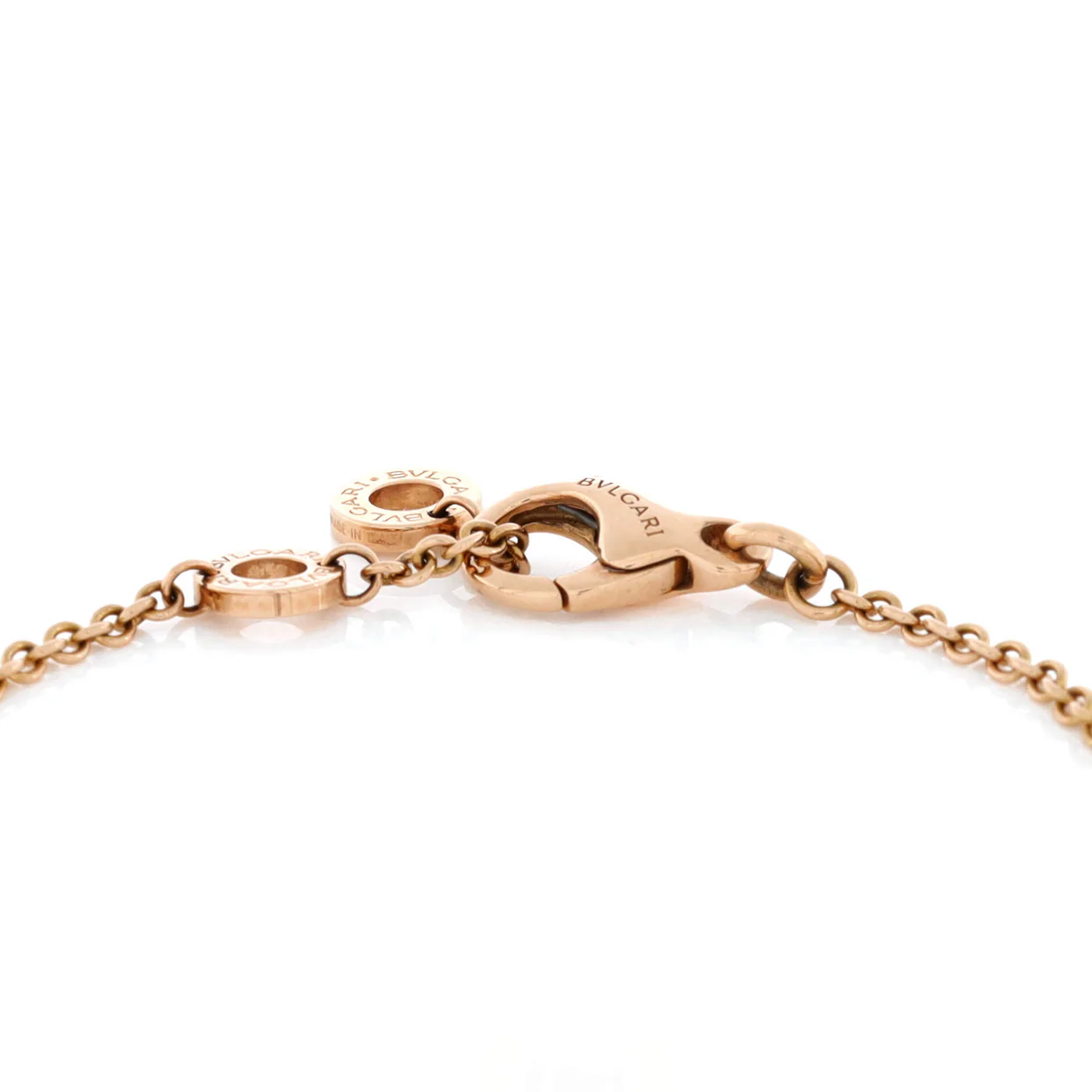 B.Zero1 Soft Bracelet 18K Rose Gold with Ceramic - Deep Luxury