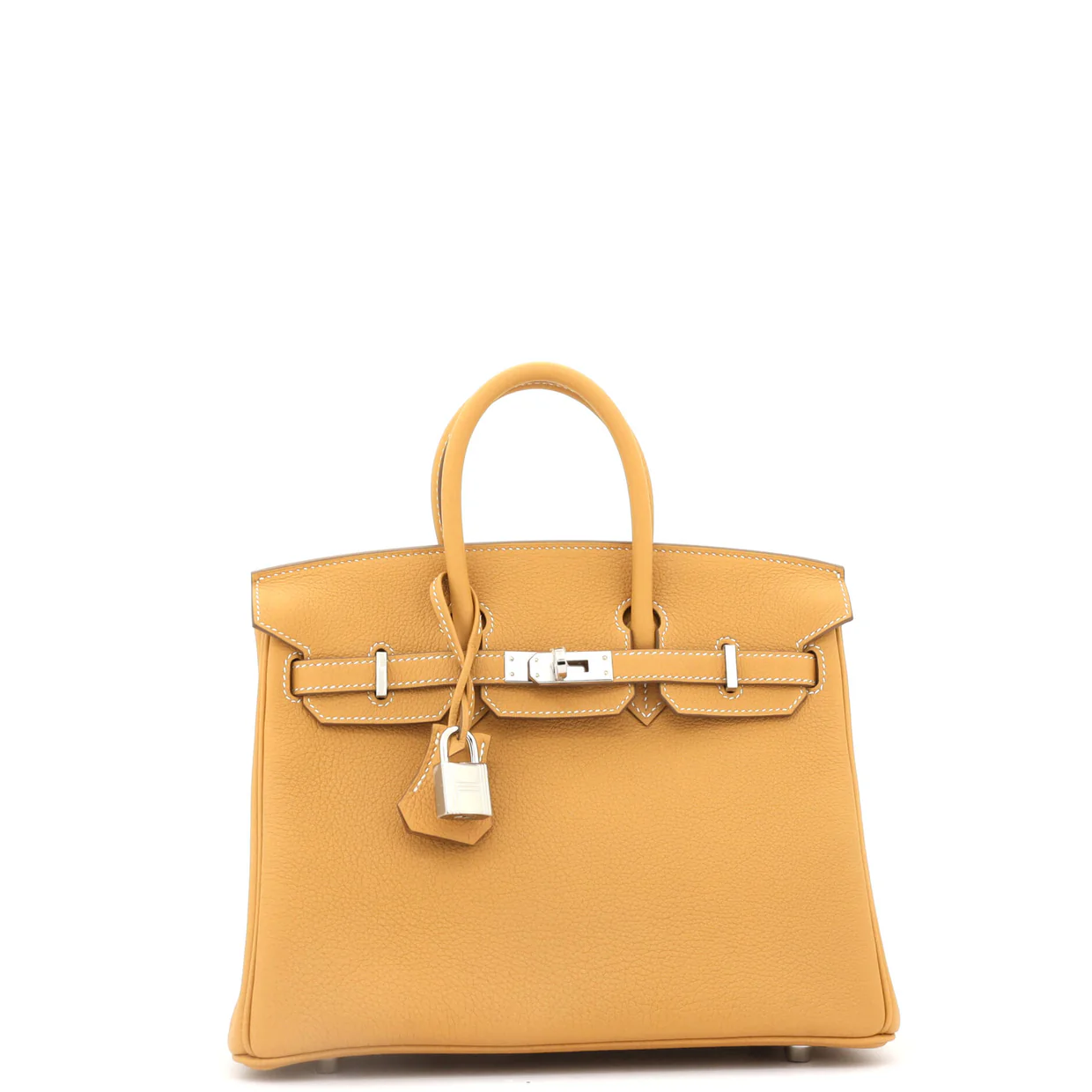 Birkin Handbag Natural Sable Togo with Palladium Hardware 25 - Deep Luxury