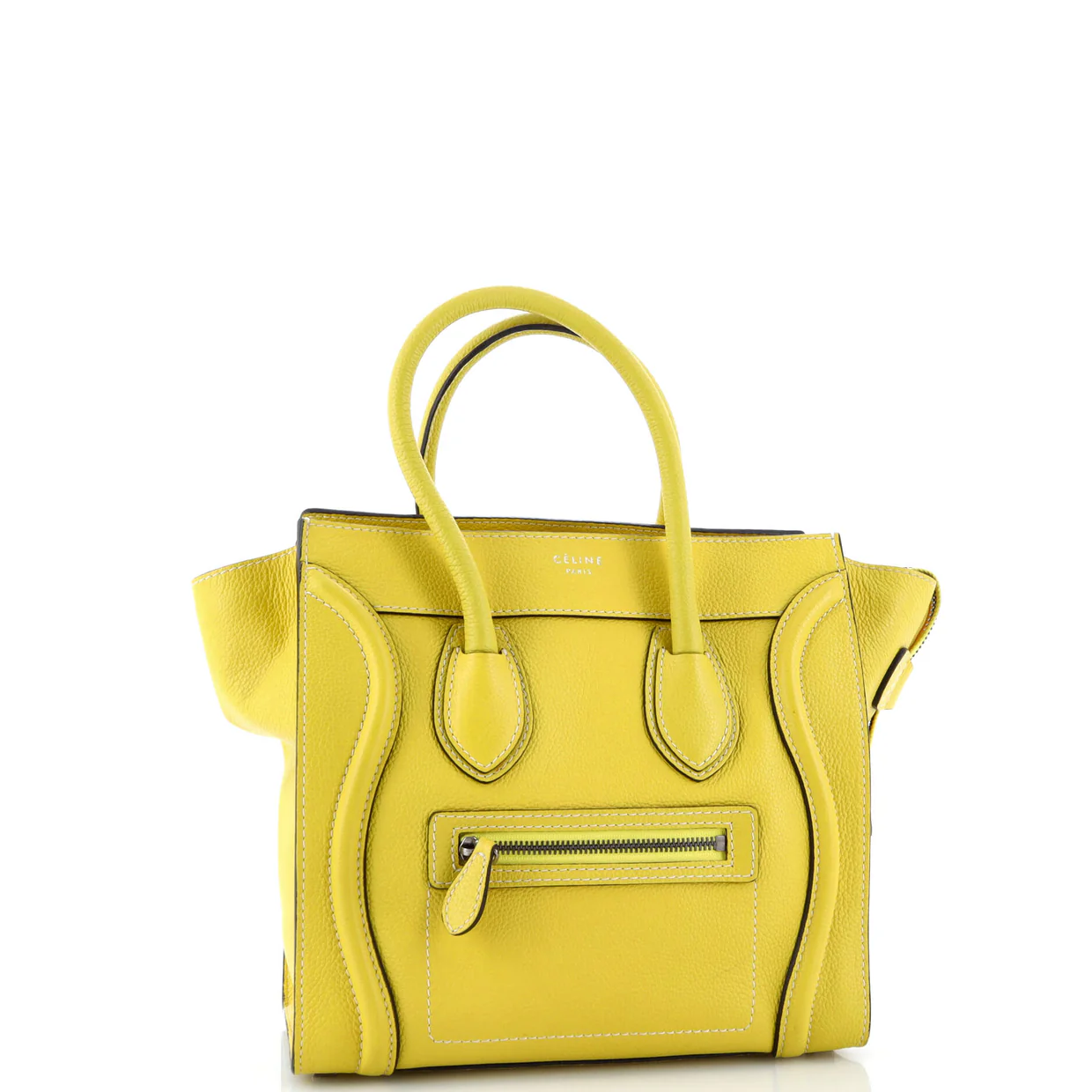 Luggage Bag Grainy Leather Micro - Deep Luxury