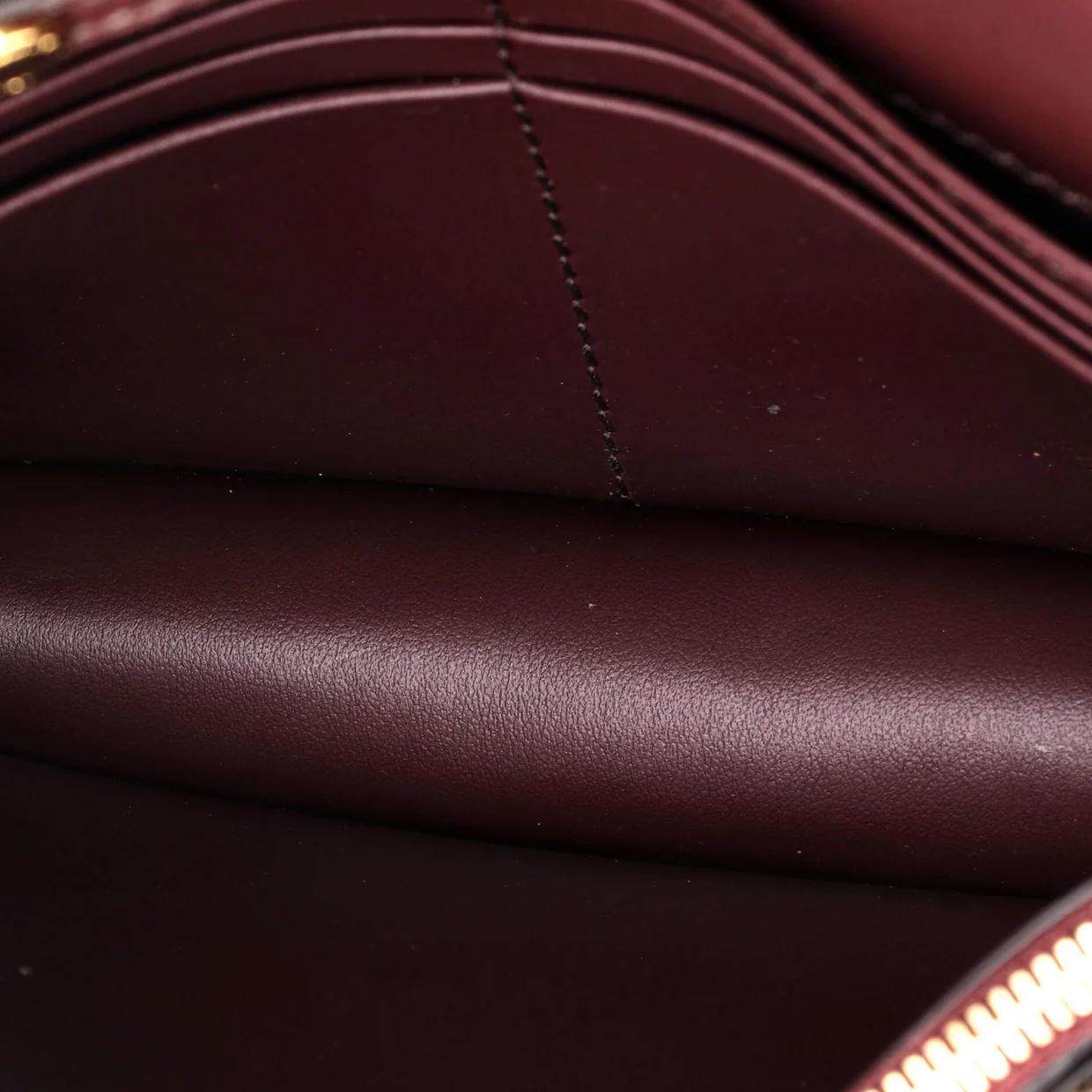 Hampshire Wallet on Strap Leather and House Check Canvas - Deep Luxury