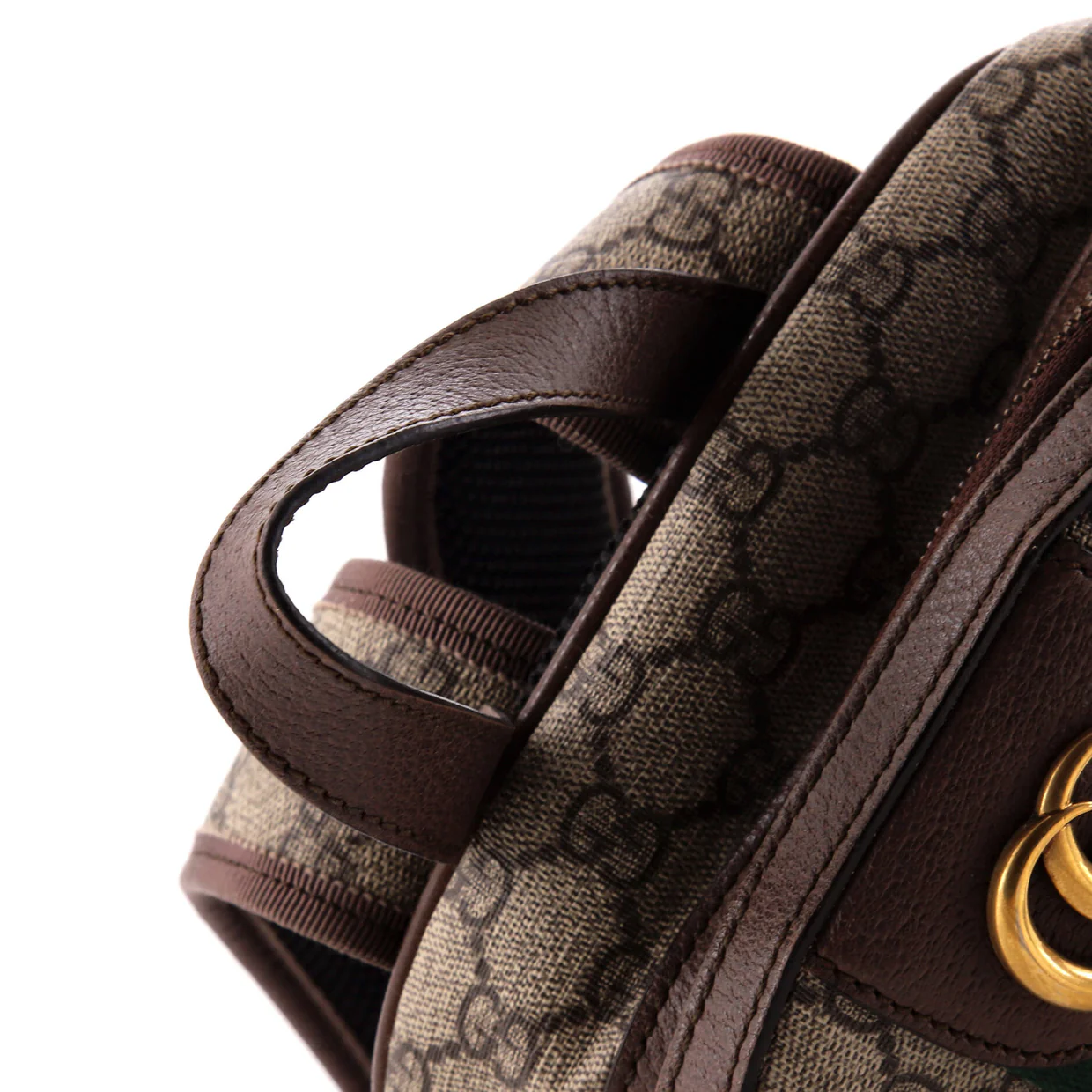 Disney Three Little Pigs Ophidia Backpack GG Coated Canvas with Applique Small - Deep Luxury