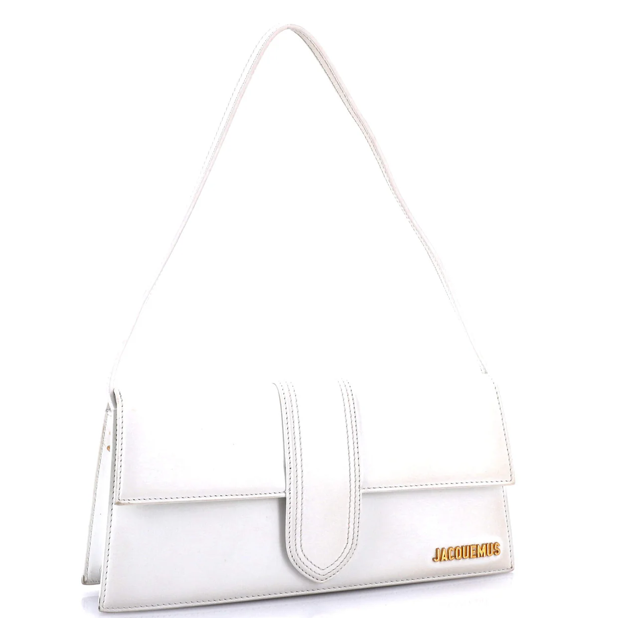 Le Bambino Flap Shoulder Bag Leather Long - Deep Luxury