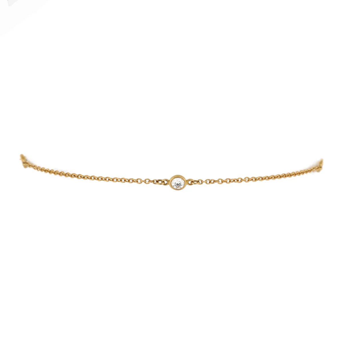 Elsa Peretti Diamonds by the Yard 3 Stone Bracelet 18K Yellow Gold with Diamonds - Deep Luxury
