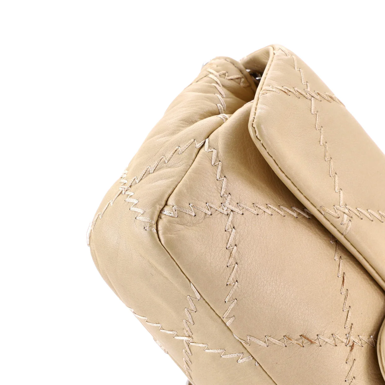 Ultimate Stitch Flap Bag Quilted Calfskin Small - Deep Luxury