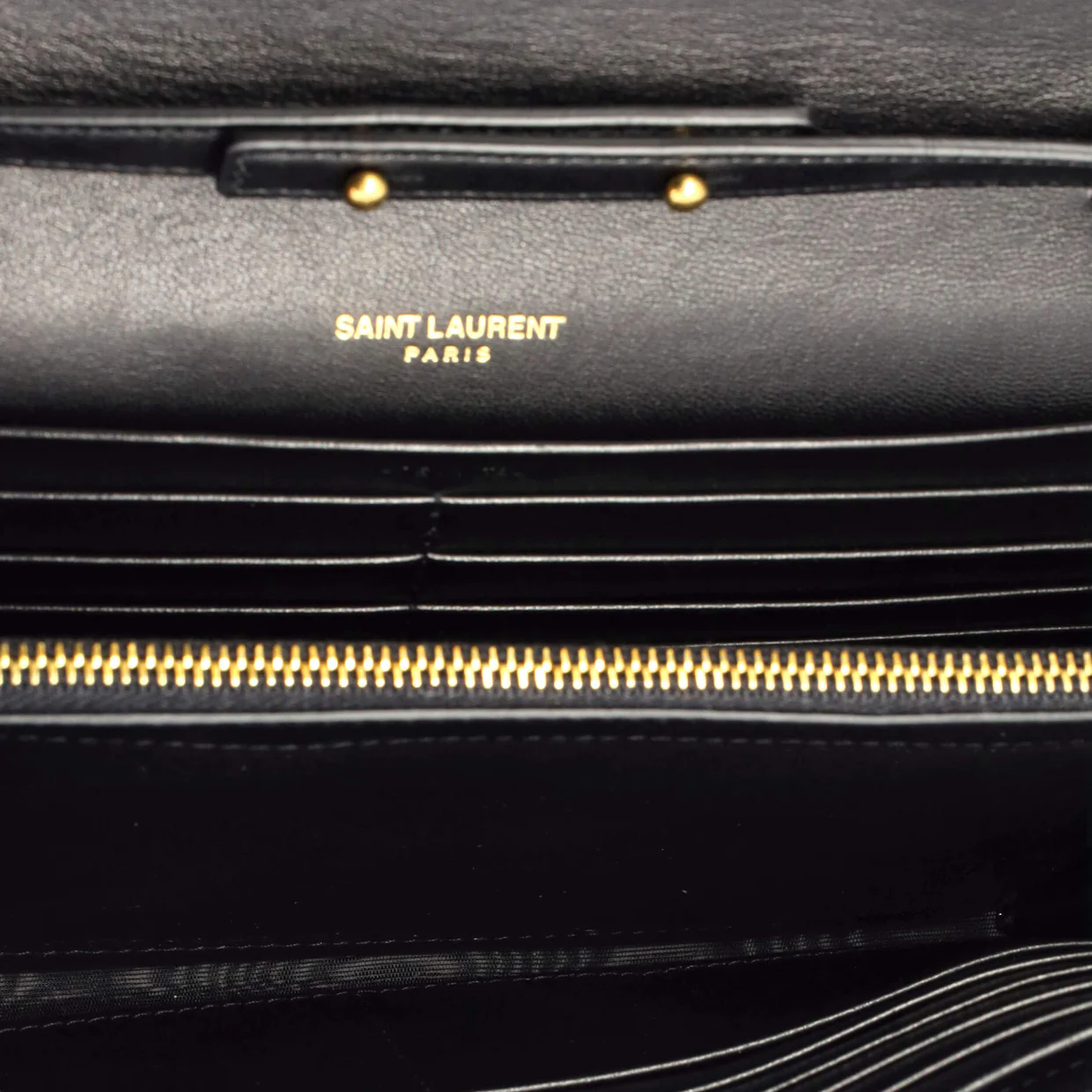 Classic Monogram Wallet on Chain Patent - Deep Luxury