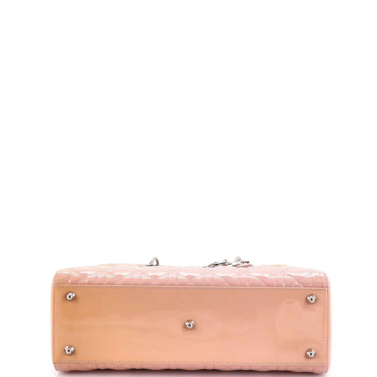 Lady Dior Bag Cannage Quilt Patent Large - Deep Luxury