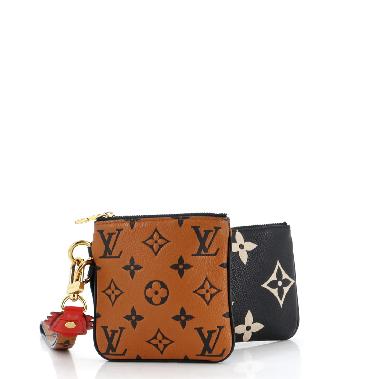 Trio Pouch Set Limited Edition Crafty Monogram Empreinte Giant - Deep Luxury