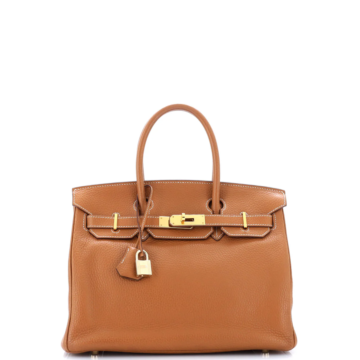 Birkin Handbag Gold Clemence with Gold Hardware 30 - Deep Luxury