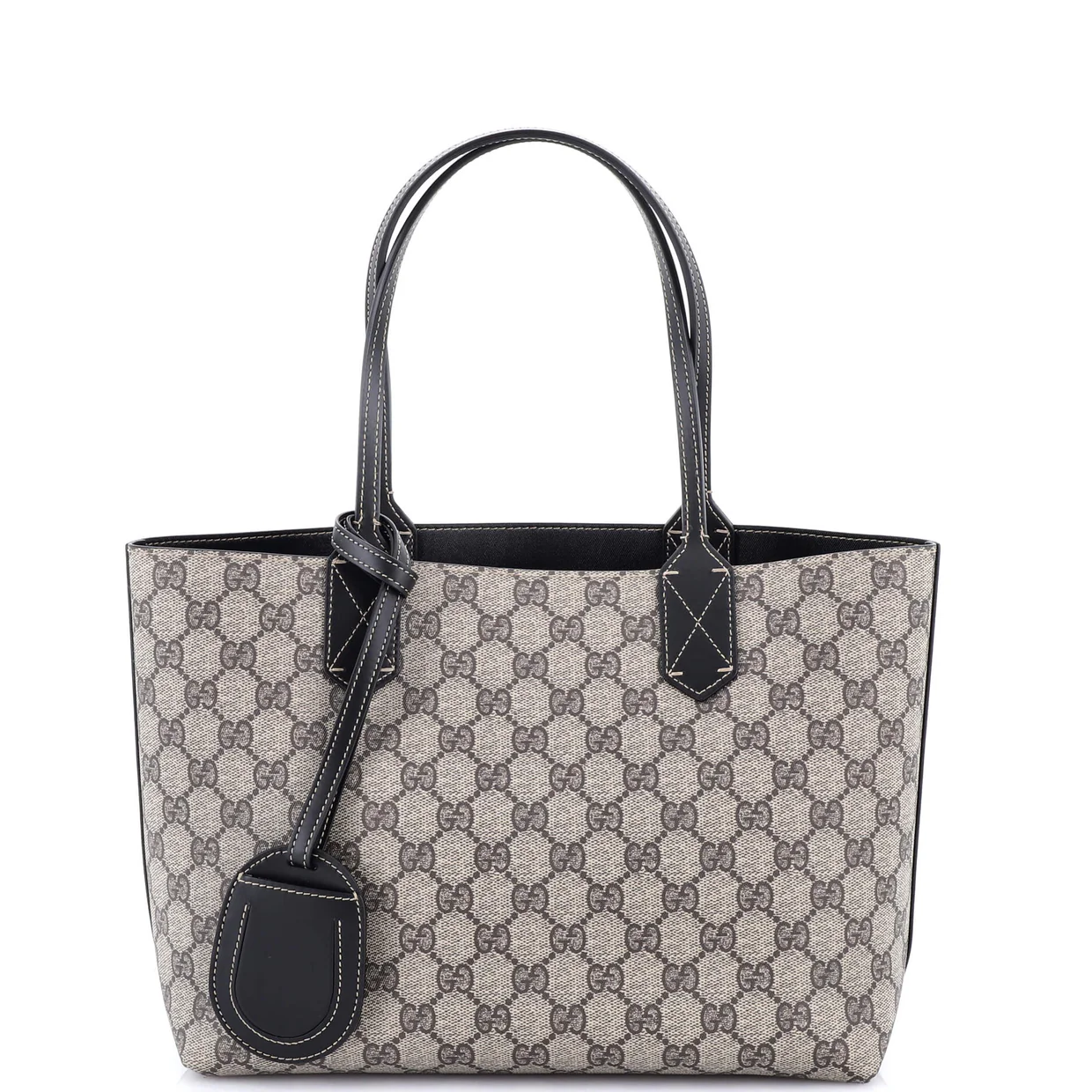 Reversible Tote GG Print Leather Small - Deep Luxury