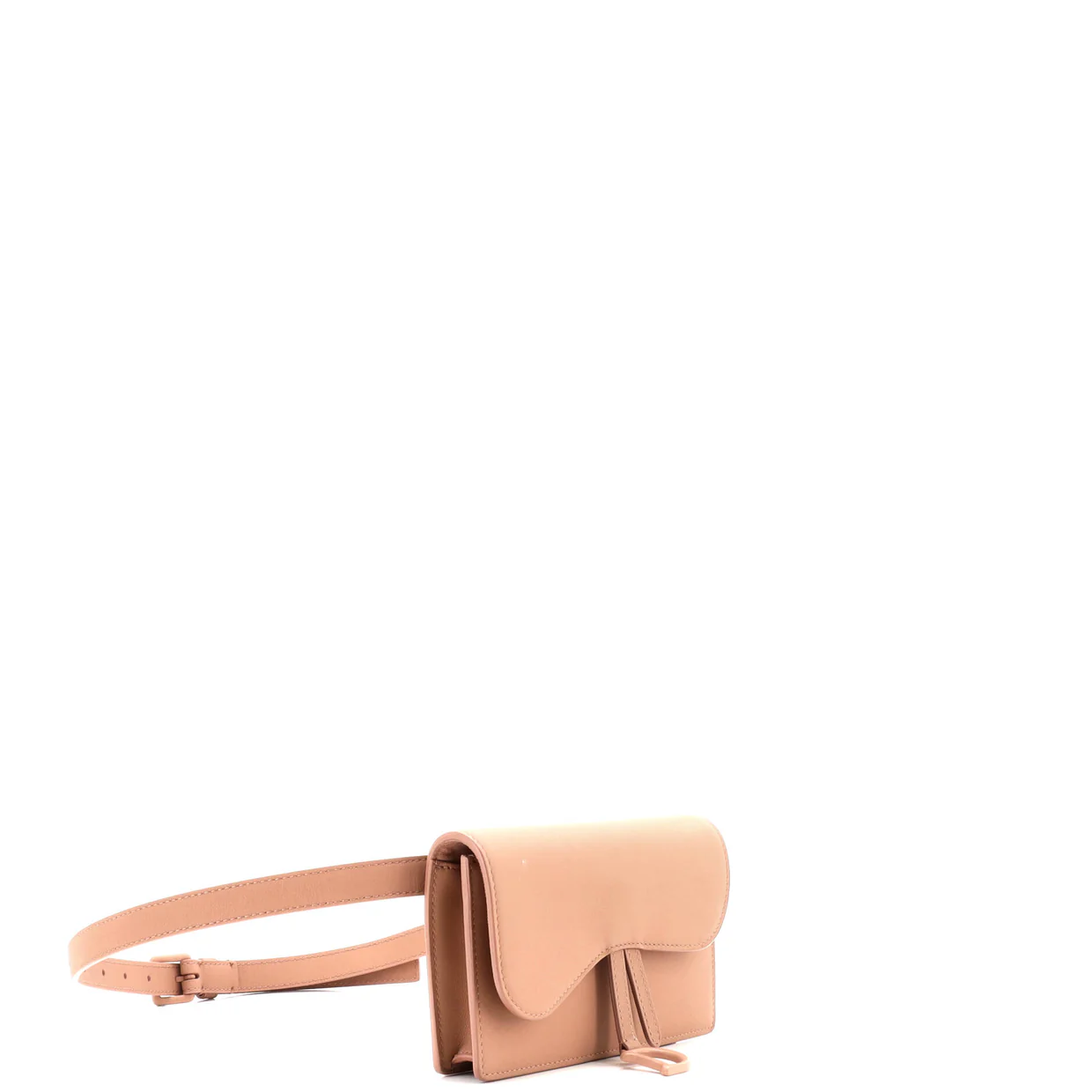 Ultra Matte Saddle Rectangular Belt Bag Leather - Deep Luxury